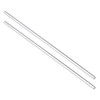 sourcing map Acrylic Round Rod,Clear,0.2 inch Diameter 10inch(247mm) Length,Solid Plastic