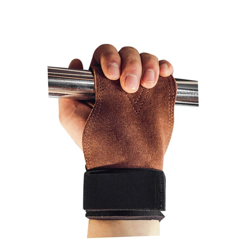 KOMBIUDA 1pair Sports Wristband Pull-up Gloves Protective Weightlifting for Enhanced