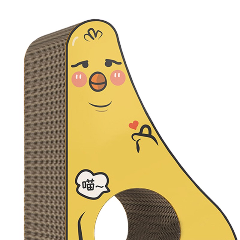 Triangle Cat Scratcher Slope Corrugated Cardboard Slope Vertical Pad with