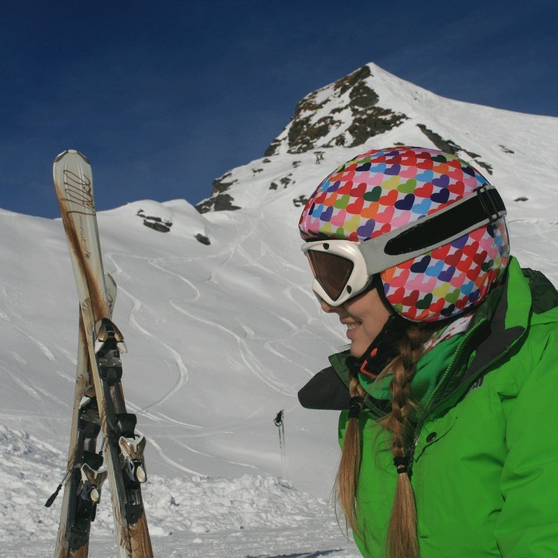 COOLCASC COLOUR HEARTS Multisport Helmet Cover