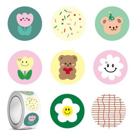 Gift packaging cute stickers kindergarten gift stickers cutie 500 sheets Dakku Sticker 10ea