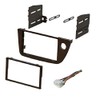 ASC Audio Car Stereo Dash Install Kit and Wire Harness for Installing an Aftermarket Double Din Radio for 2002 2003 2004 2005 2006 Acura RSX