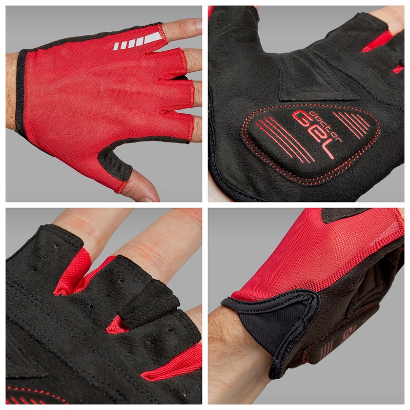 GripGrab Solara Tanning Sun Permeable Cycling Gloves Padded Short Finger