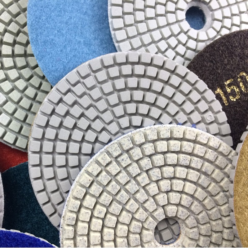 Konfor Diamond Polishing Pads 4" Wet Use for Sanding Marble