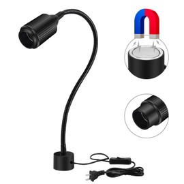 10W Magnetic Work Light, Magnet Desk Lamps With Adjustable Fucos and Flexible Gooseneck, Sewing Machine Light, LED Task light for Work Bench, lathe, Bandsaw, Industrial