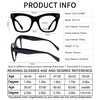 OCCI CHIARI Bifocal Reading Glasses 1.75 Womens Trendy Blue Light