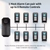 besttechtrading Bike Alarm with Remote Wireless Anti-Theft Vibration Security System