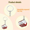Funny Keychain Accessories for Men Women Don't Hate Me Because