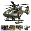 ANJARU Helicopter Toy with Lights and Sound,Simulative Rescue Helicopter Vehicles