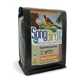 Thanksgiving Coffee "SongBird Organic Decaf" Medium Roasted Organic Shade Grown Whole Bean Coffee - 12 Ounce Bag
