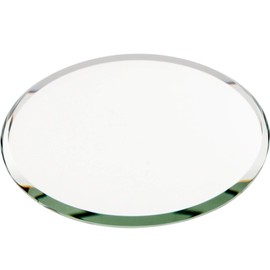 Plymor Round 3mm Beveled Glass Mirror, 3 inch x 3 inch