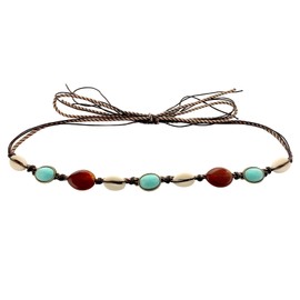 nemokamai Cowboy Hat Bands for Men Women, Braided Hatbands Belt for Straw/Sun/Beach Hats Multicolor