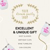 Your Dream Party Shop - Copa de vino de acero