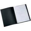Q Connect 10 Pocket Presentation Book - Black
