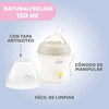 CHICCO, Biberón Natural Feeling, Color Blanco, 150 ml