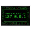trendaffe Localhost Doormat with IP Address 127.0.0.1 in Green -