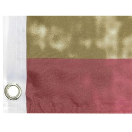 Betsy Ross 1776 We The People Vintage Tea Stained Premium Quality Heavy Duty Fade Resistant 3x5 3'x5' 100D Woven Poly Nylon Flag Banner Grommets