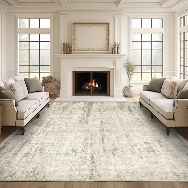 Valenrug Washable Rug - Stain Resistant Area Rugs for Living