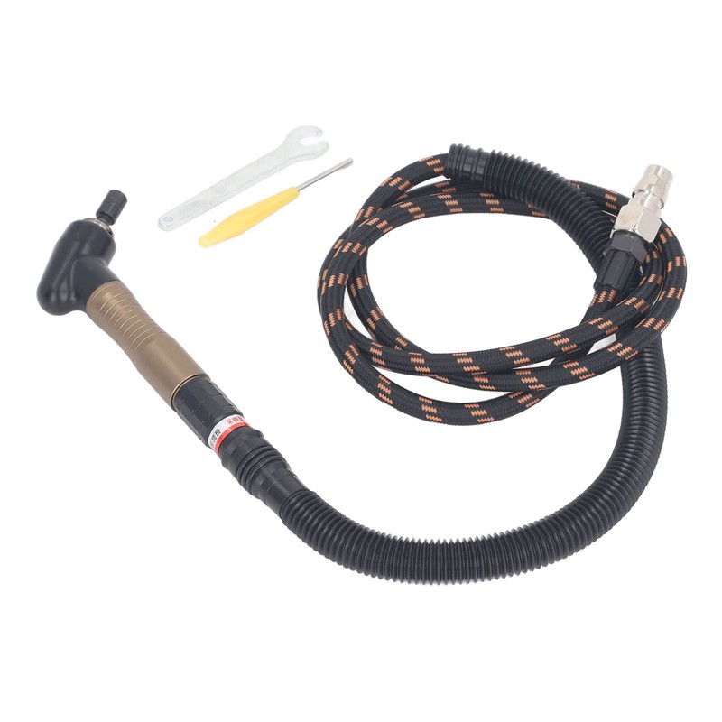 Air Micro Die Grinder Kit Rotary Switch 23500rpm Elbow Pneumatic