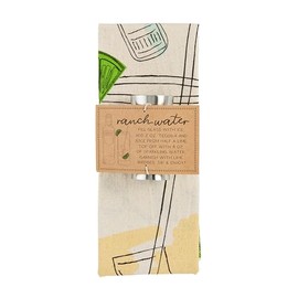 Mud Pie Ranch Water Towel Set; Towel 26" x 16 1/2" | Jigger 2 3/4"