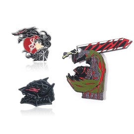 Horror Manga Berserk Guts Pins - Guts Berserker Form - Berserk Gifts for Men Women Fans (Guts pins)