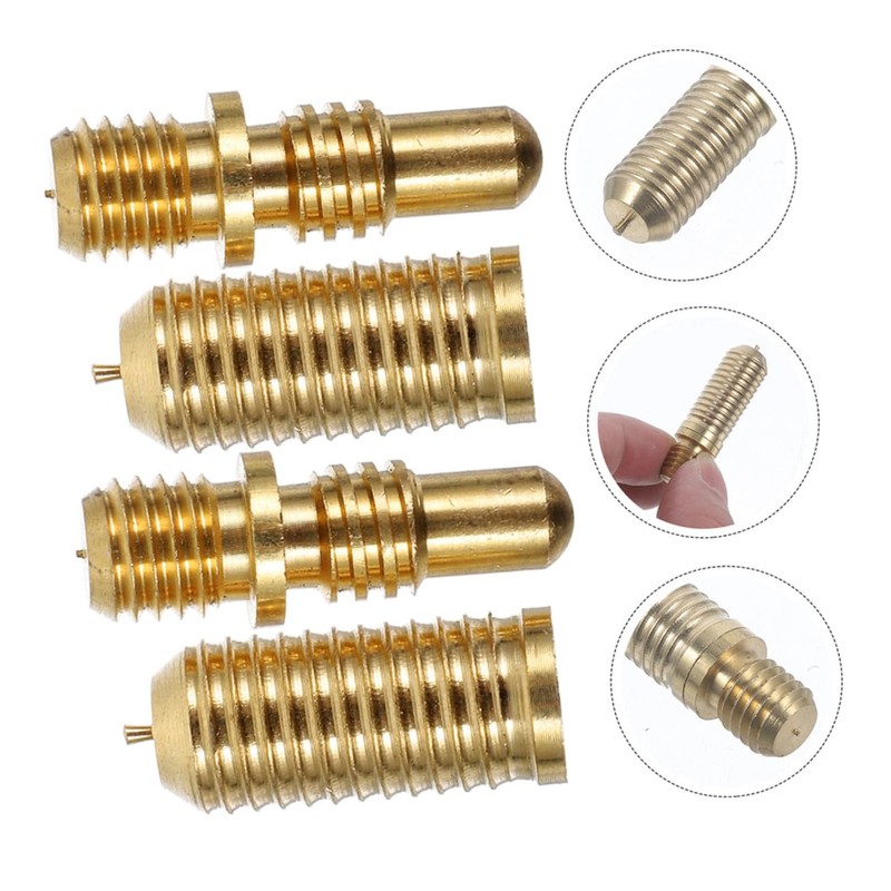 CORHAD Pool Cue Repair Parts 4 Pack Billiard Cue End