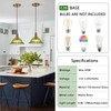 HDDFL Glass Pendant Lights Modern Pendant Lighting Fixtures Hanging Lamp