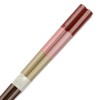 Aoba 250944 Chopsticks Wagokoro Octagonal Trio Pink 8.9 inches (22.5