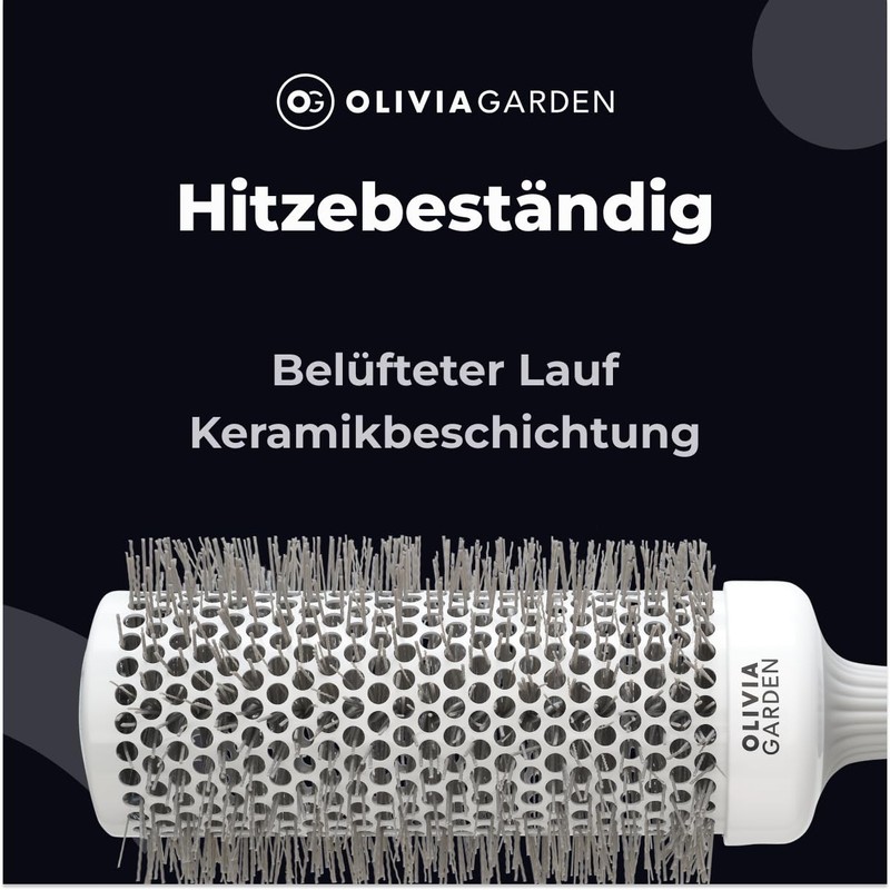 Olivia Garden - Expert Blowout Speed White and Grey Hairbrush
