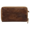 BAGAN Women's Wallet Genuine Leather Brown – 020797
