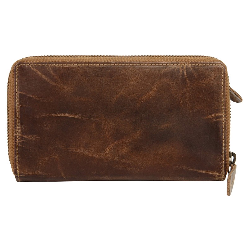 BAGAN Women's Wallet Genuine Leather Brown – 020797