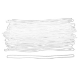 50Pcs 150mm Clear Plastic Travel Luggage Tag Loops Holder PVC Name Tag Loop Straps Worm Loops Office Supplies Blank Labeling Tags for Bag Tags (Transparent)，Shower Accessories