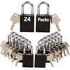 SEPOX® High-Security Padlocks, Keyed Different Weatherproof Aluminum Locks Long Shackle,
