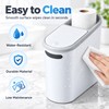 Slim Trash Can with Press-Top Lid for Small Spaces –