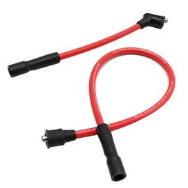 Anxingo 2Pcs 2104-0143 Spark Plug Wires Replacement for Harley Davidson XL 883C Custom 1999-2003 Replacement for Harley Davidson Sportster XL 883 1200 1986-2003