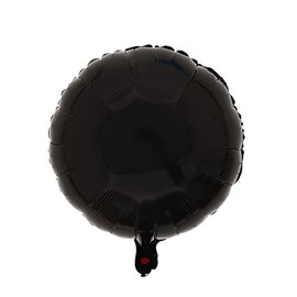 Black Foil Round Shape 10pcs Big Mylar Balloons Helium Balloons for Birthday Baby Shower Wedding Party Decoration 18 Inch