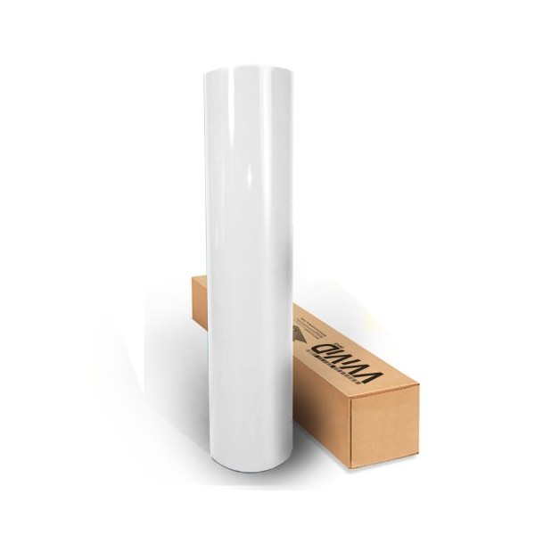 VViViD White High Gloss Realistic Paint-Like Microfinish Vinyl Wrap Roll