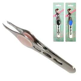 Seven Premium Stainless Steel Tweezers for Eyebrow Grooming Fine Hair Removal 4ea