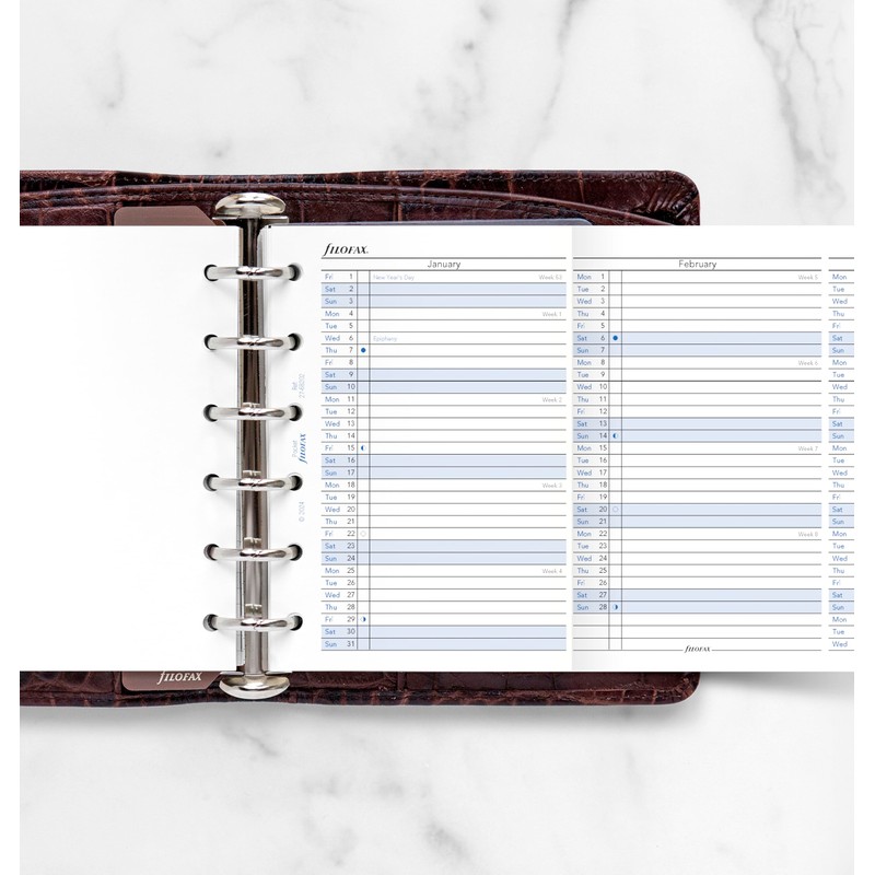 Filofax Pocket Vertical Year Planner 2027
