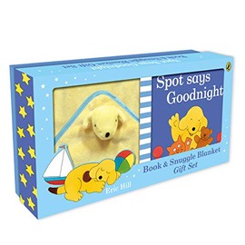 Spot Says Goodnight Book & Blanket: A lift-the-flap bedtime book gift set for babies and toddlers