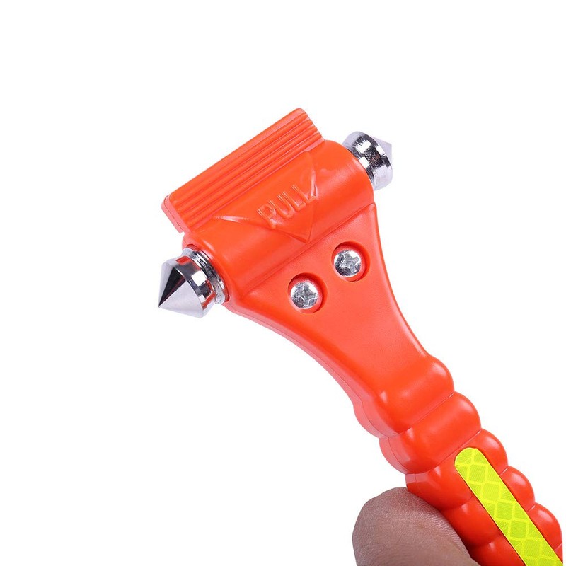 2 PCS Go DeCho Car Safety Hammer Emergency Escape Tool