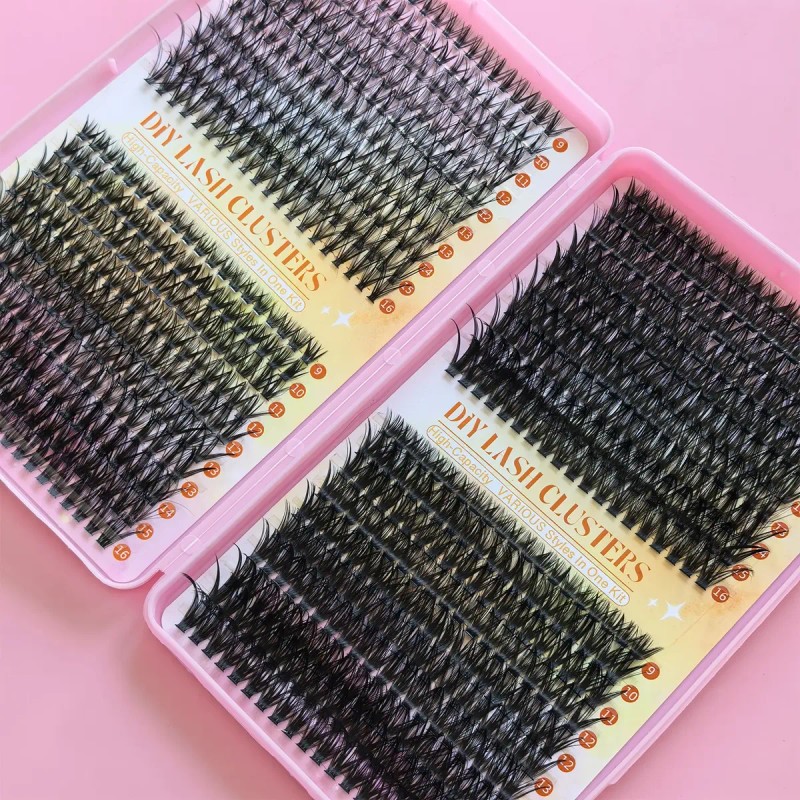 Kit De Extensiones De Pestanas 800pcs C/pegamento Capacidad