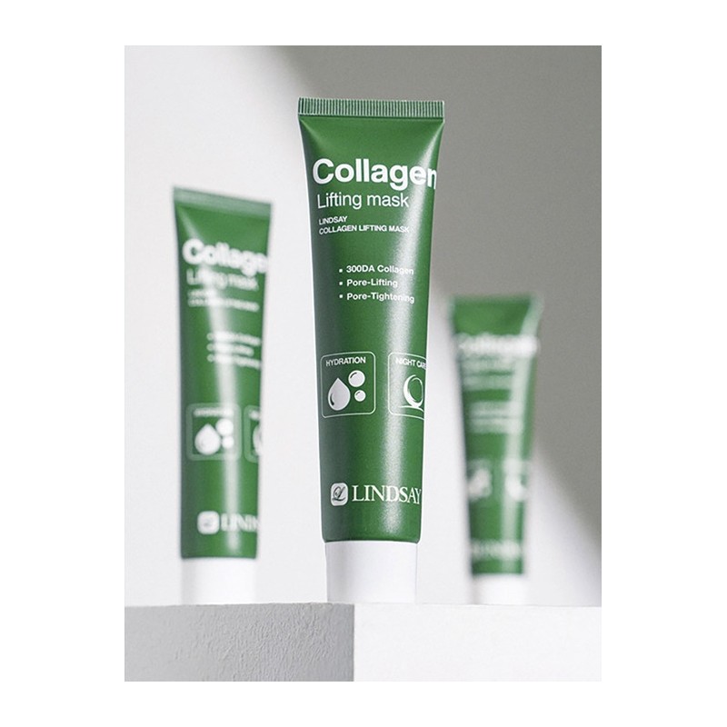 Collagen Lifting Wrapping Mask Glowing Pack + Silicone Pack Brush