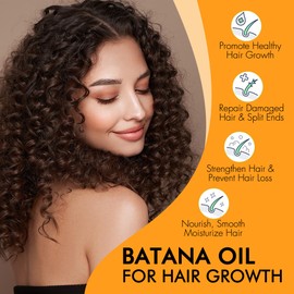 MISICH MISICH Dr Sebi Raw Batana Oil, 100% Natural Organic Hair Growth Oil for Men & Women, Sourced from Honduras, Pure, Unrefined, Enhances Thickness, Prevent Hair Loss 4 Oz
