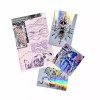 3 Art Stickers Holographic with 6 Page Color Zine Skull