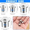XTUDOU® Pack of 32 Wooden Dowels Centring Tips, Solid Dowel