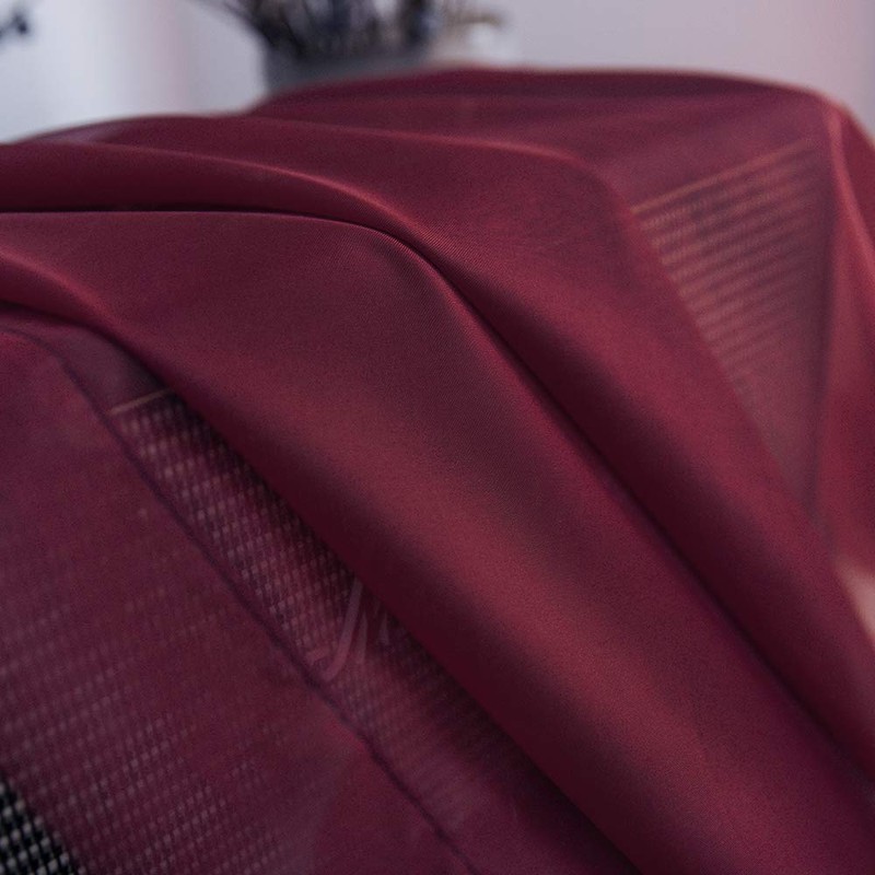 Megachest TAILORED VOILE WINDOW SCARF PELMET 26 color choices (BURGANDY,