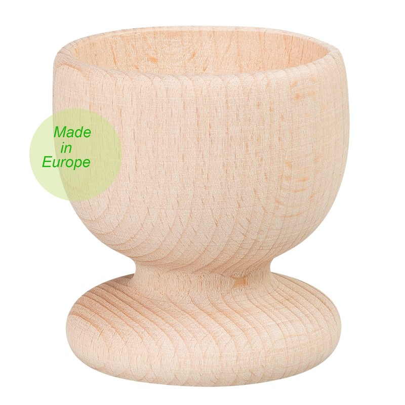 Smart Planet Set of 6 Wooden Egg Cups - Egg