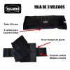 Faja Tres Velcros + Vendas Rodillas + Guantes Gym