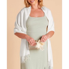 Women's Pashmina Shawls and Wraps for Evening Dress Long Scarf Wedding Bride Bridesmaid Shawl Gifts